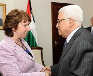 Catherine Ashton dan Mahmoud Abbas (knrp)