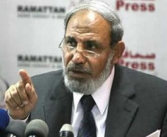 Mahmoud Al-Zahar, anggota Biro Politik Hamas. (knrp)