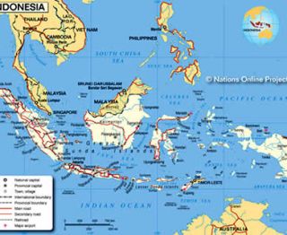 Ilustrasi - Peta Indonesia. (inet)