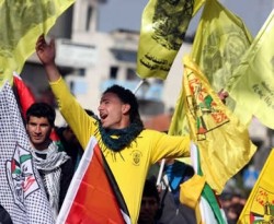 Pendukung Fatah. (knrp)