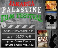 Poster Jakarta Palestine Film Festival.