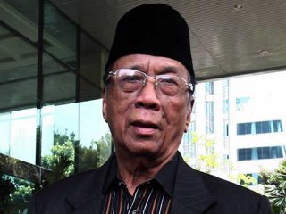 Ketua Majelis Ulama Indonesia (MUI), Amidhan.  (TRIBUNNEWS.COM/HERUDIN)