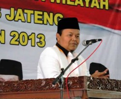 Ketua Fraksi Partai Keadilan Sejahtera, Hidayat Nur Wahid membuka Musyawarah Kerja Wilayah (Muskerwil) DPW PKS Jateng, Sabtu (12/1) siang di Kajen, Pekalongan. (ist)