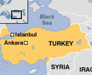 Ilustrasi - Peta Turki. (inet)