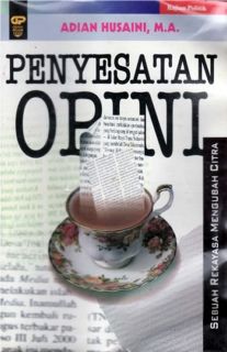 Cover buku "Penyesatan Opini, Sebuah Rekayasa Mengubah Citra".