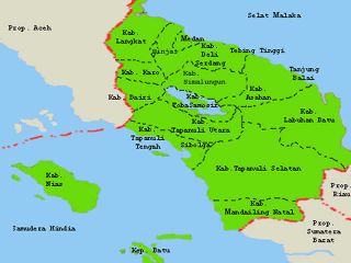 Ilustrasi - Peta Prov Sumatera Utara. (inet)