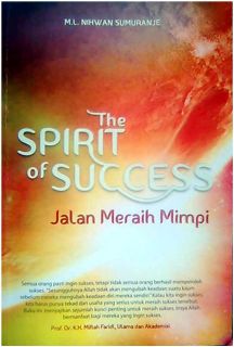Cover buku "The Spirit of Success Jalan Meraih Mimpi".