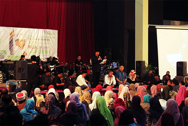 Acara Pagelaran Seni dalam rangka Ramadhan di Kampus (RDK) LDK Jama’ah Shalahuddin UGM, Sabtu (27/7/2013). (ist)