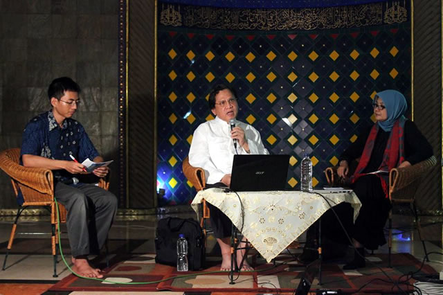 Acara Talkshow Kemandirian Bangsa dalam rangka Ramadhan di Kampus (RDK) LDK Jama’ah Shalahuddin UGM, Kamis (25/7/2013). (ist)