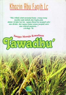 Cover buku "Tangga Kemuliaan Menuju Tawadhu’". 