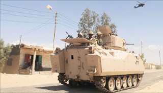 Militer Mesir di Sinai (inet)