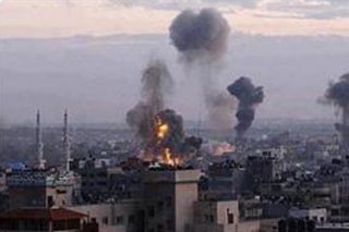 Israel Menyerang Gaza (foto: KNRP)