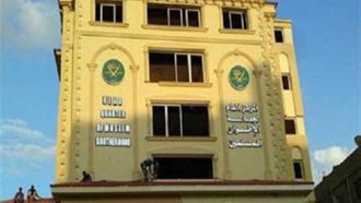 Kantor pusat Ikhwanul Muslimin telah ludes dirusak pendukung kudeta (inet)
