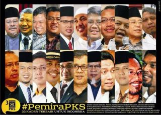 22 kandidat capres PKS yang akan dipilih dalam PEMIRA.