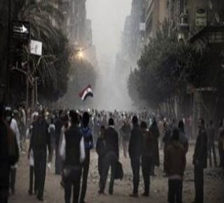 Suasana Bundaran Tahrir kemarin (19/11/2013)