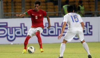Alfin Tuasalamony, pencetak goal tunggal kemenangan Indonesia atas Myanmar. Senin, 16/12 (Foto: kabarbola.net)