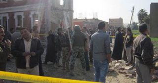 Gedung intelijen di Syarqiyah yang menurut militer telah menjadi objek ledakan bom (islammemo)
