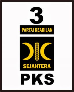 Logo Partai Keadilan Sejahtera (PKS). 
