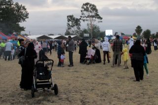 Festival ragam budaya di Glenroy, Australia untuk merayakan maulid hari Minggu (19/01/2014) (Foto: tribunnews.com)