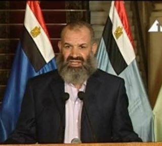 Perwakilan Partai Salafi An-Nur saat menggulingkan Presiden Mursi (islammemo)