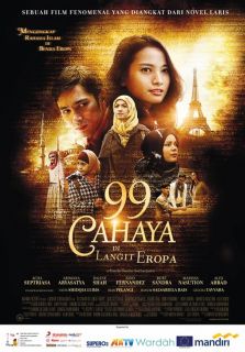 Poster film "99 Cahaya Langit Di Eropa". (21cineplex.com)