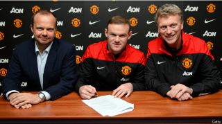 Wayne Rooney (tengah) pemain termahal dalam sejarah Liga Inggris (bbc)