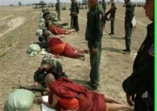 Militer Myanmar latih pendeta Budha (alukah.net)