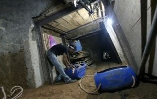 Terowongan yang menghubungkan Jalur Gaza dengan Rafah (arsip paltimes.net)