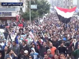 Aksi unjuk rasa menentang kudeta militer terus berlanjut di Mesir khususnya hari Jumat (aljazeera)