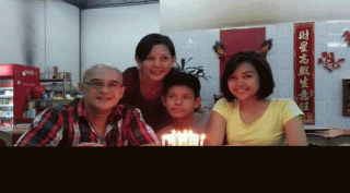 Awak Malaysia Airline MH370, Andrew Nari  dan keluarga - Foto: liputan6.com