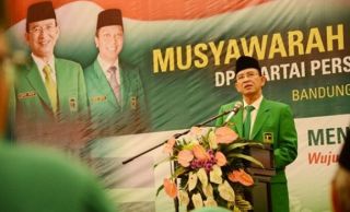 Ketua Umum PPP Suryadharma Ali Pada Pembukaan Mukernas di Bandung - Foto: suara-islam.com