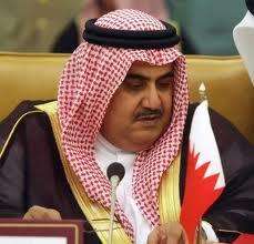 Menteri luar negeri Bahrain, Syekh Khalid bin Ahmad Ali Khalifah (assawsana.com)