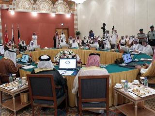 Pertemuan terakhir menteri-menteri luar negeri anggota GCC beberapa waktu lalu (aljazeera)