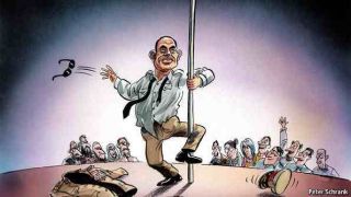 Karikatur Al-Sisi sebagai penari striptis di majalah Economist Inggris (islammemo)