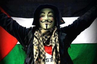 Topeng Vendetta yang menjadi lambang kelompok hacker Anonymous (paltimes)