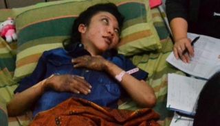 TKW Erwiana Sulistyaningsih sempat dirawat di rumah sakit di Jawa Tengah karena luka-lukanya - ( ANTARA FOTO/Andika Betha)