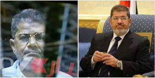 Foto Presiden Mursi yang asli dan foto orang dalam kurungan pengadilan (islammemo.cc)