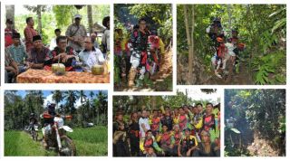 Gubernur Sumatera Barat Irwan Prayitno, mempromosikan Lokasi Wisata Alam Lubuk Nyarai Lubuk Alung melalui kegiatan 'Trabas' Motorcross - (Foto: sbb/dakwatuna)