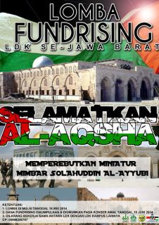 Lomba Fundraising Selamatkan Al Aqsha LDK se-Jawa Barat - (LDK Nurul Fikri)