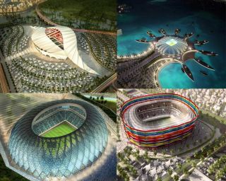 Di antara stadion yang disiapkan untuk Piala Dunia Qatar 2022 (sportsinfo24.com)