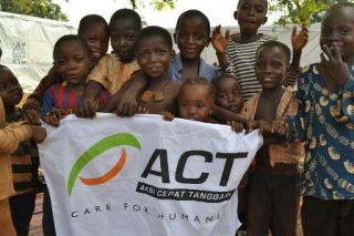 Anak-anak pengungsi Afrika Tengah.  (ACT)