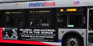 Iklan berisi pesan anti Islam beredar di sejumlah badan bus di Washington DC.  (inilah.com)