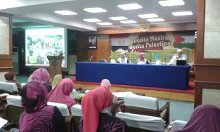 Dialog Dunia Islam "Derita Mesir, Derita Palestina" di Aula 34 Masjid Istiqlal Jakarta Pusat, Sabtu (31/5).  (komnas kdm)