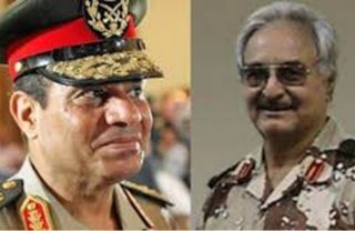 Abdul Fatah As-Sisi dan Khalifah Haftar (islammemo.cc) 