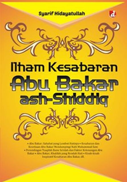 Cover buku "Ilham Kesabaran Abu Bakar Ash-Shiddiq".