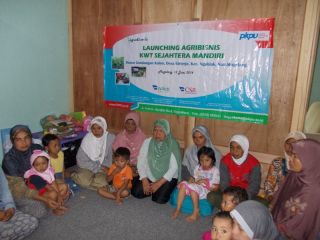 Launching Program Agribisnis di Dusun Gondangan Kulon, Desa Girirejo, Kecamatan Ngablak, Magelang pada Jumat (13/6/2014).  (anisa/pkpu)