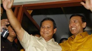 Prabowo Subianto dan Wiranto.  (tribunnews.com)