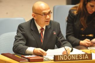 Desra Percaya, Wakil Tetap Republik Indonesia untuk PBB di New York.  (humanitarian-studies.org)