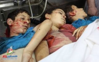 Anak-anak Palestina yang menjadi korban kebengisan Israel (Palestine Times)