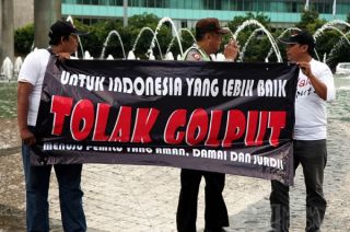 Aksi Menolak Golput untuk indonesia yang lebih baik (inet).  (metrotvnews.com)
